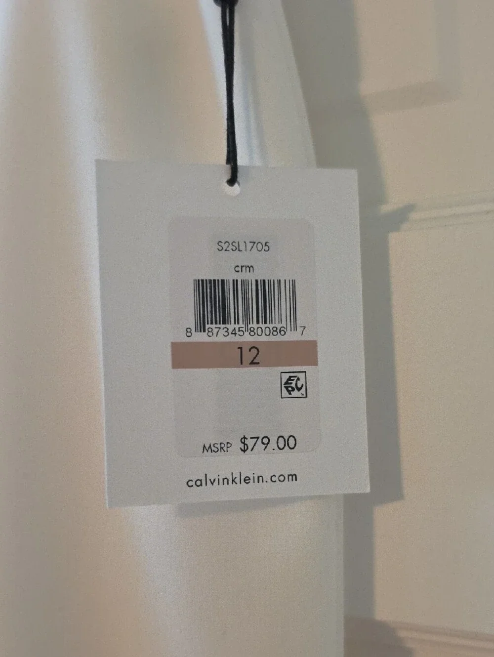 Calvin Klein White Pencil Skirt